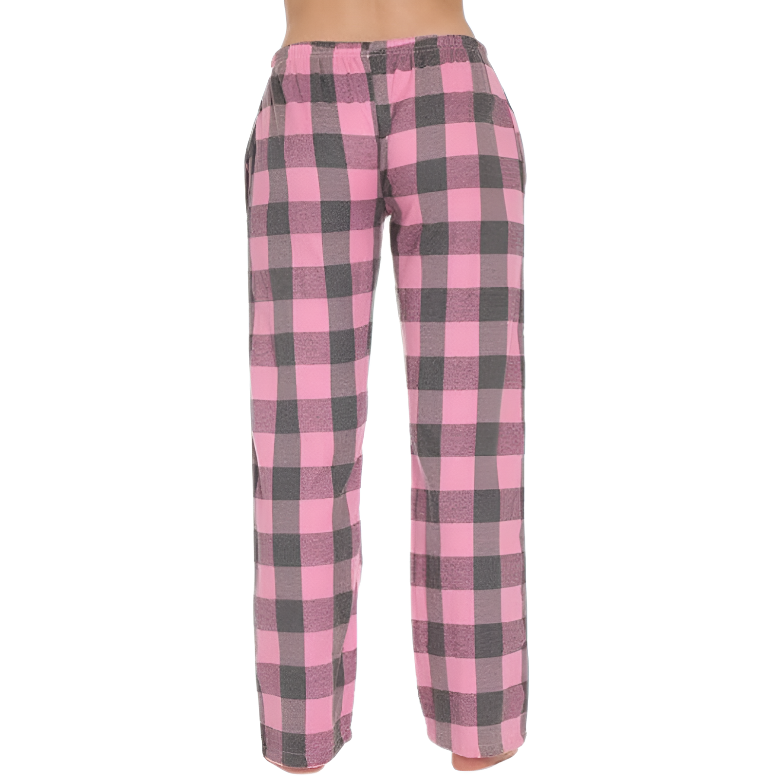Pajama Pants With Plaid Pattern For Women