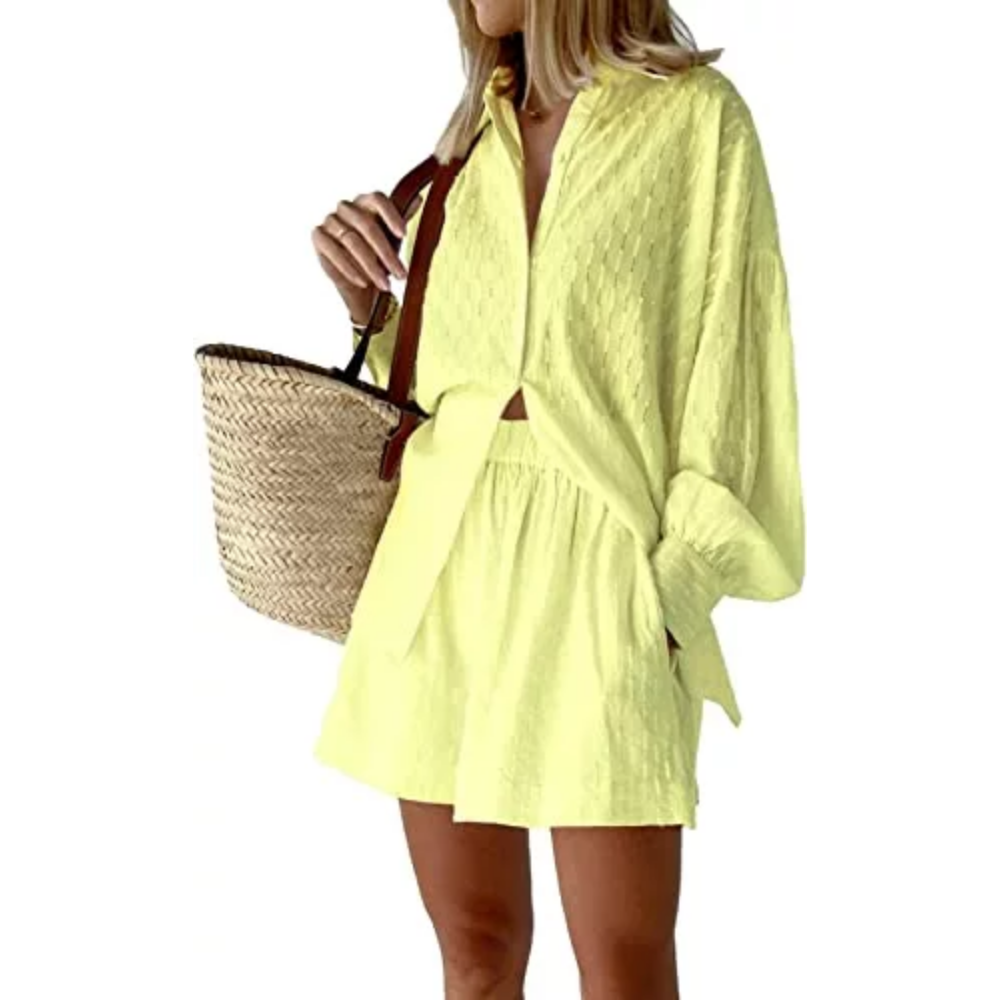 Short Sleeve Summer Pajamas For WomenShort Sleeve Summer Pajamas For Women - View 9