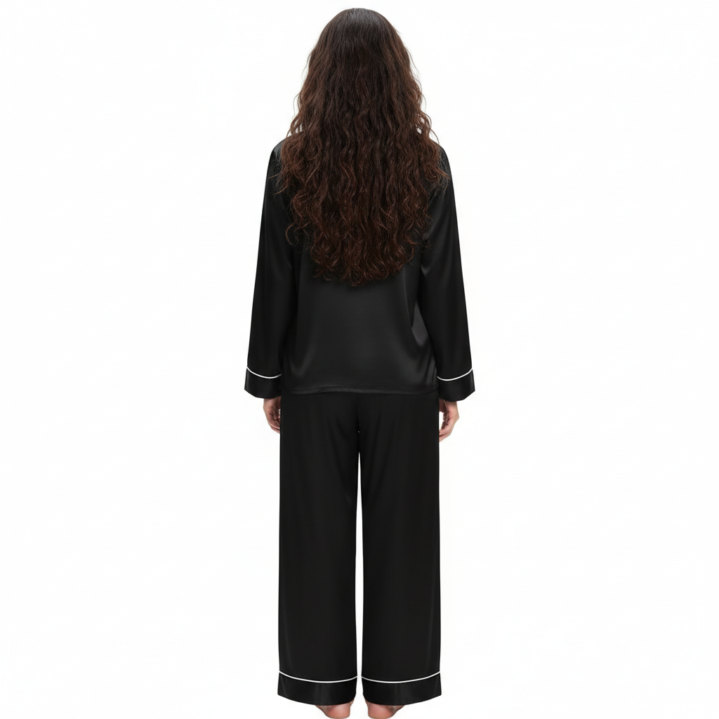 Two Piece Button Down Sleepwear Pajama Sets For Women