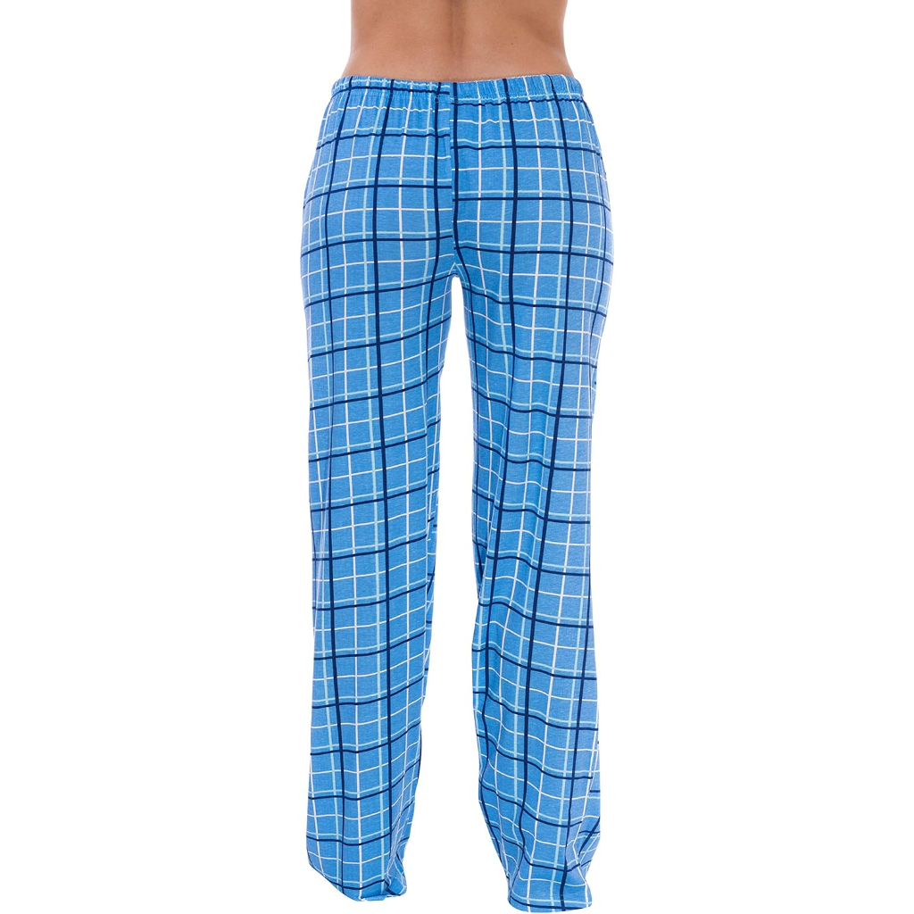 Soft Cotton Plaid Pajama Sleepwear Pants