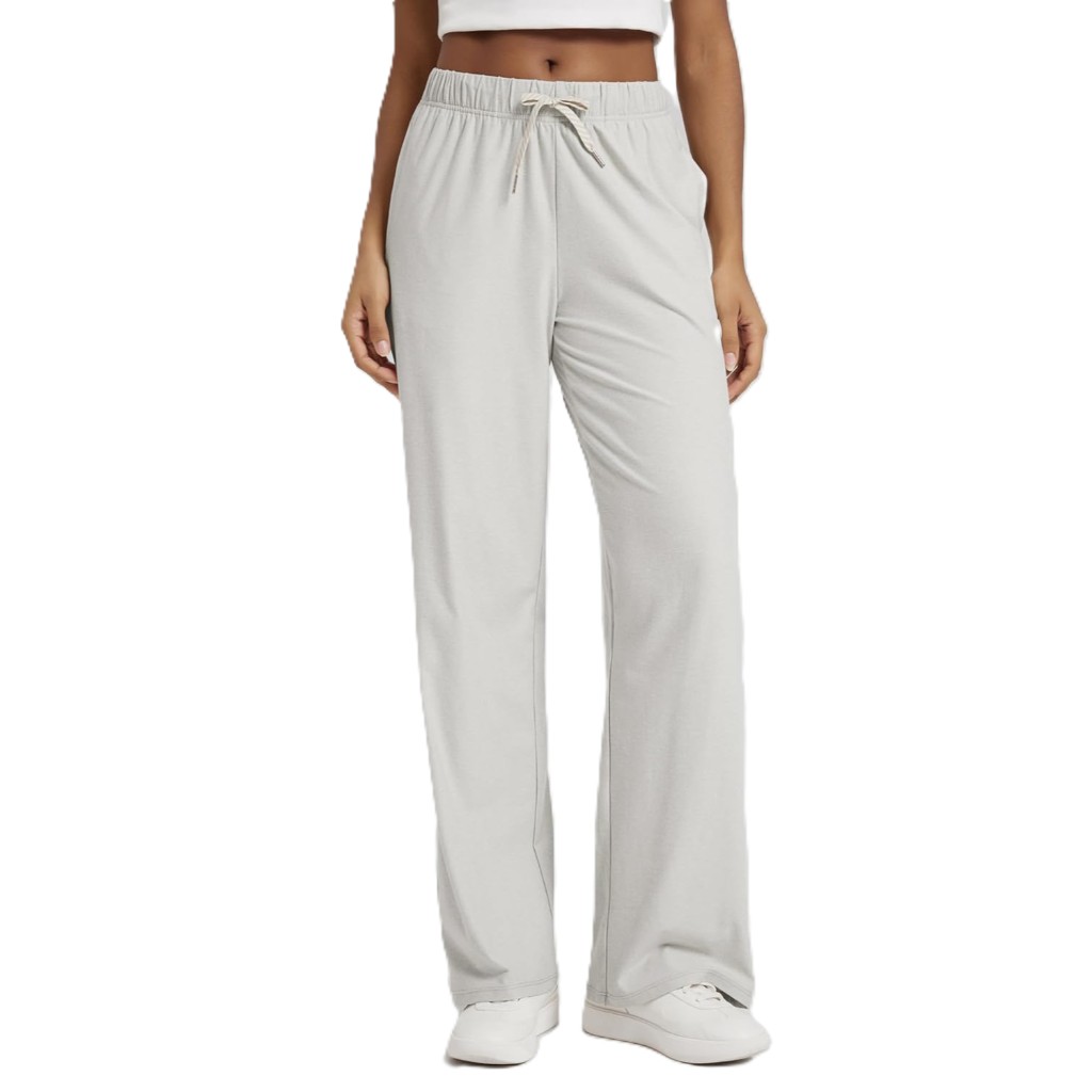 Straight Lounge Pajama Pants With Pockets