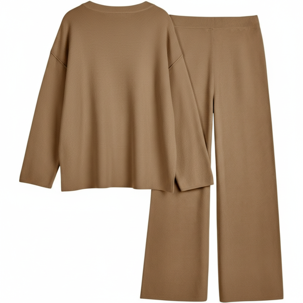 Two Piece Oversized Knit Slouchy Matching Set