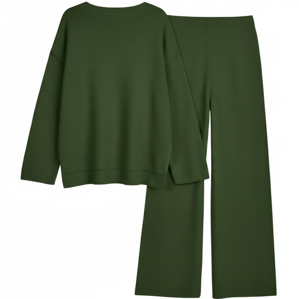 Two Piece Oversized Knit Slouchy Matching Set