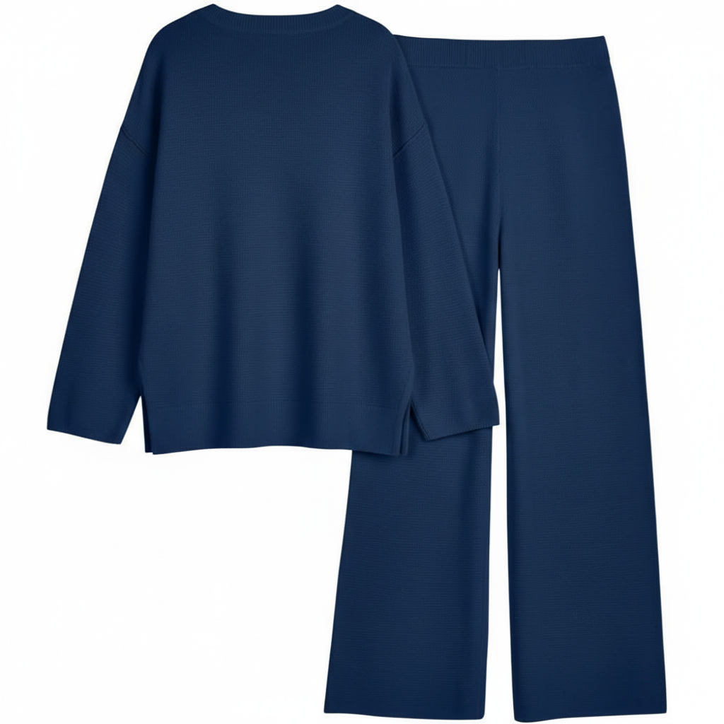 Two Piece Oversized Knit Slouchy Matching Set