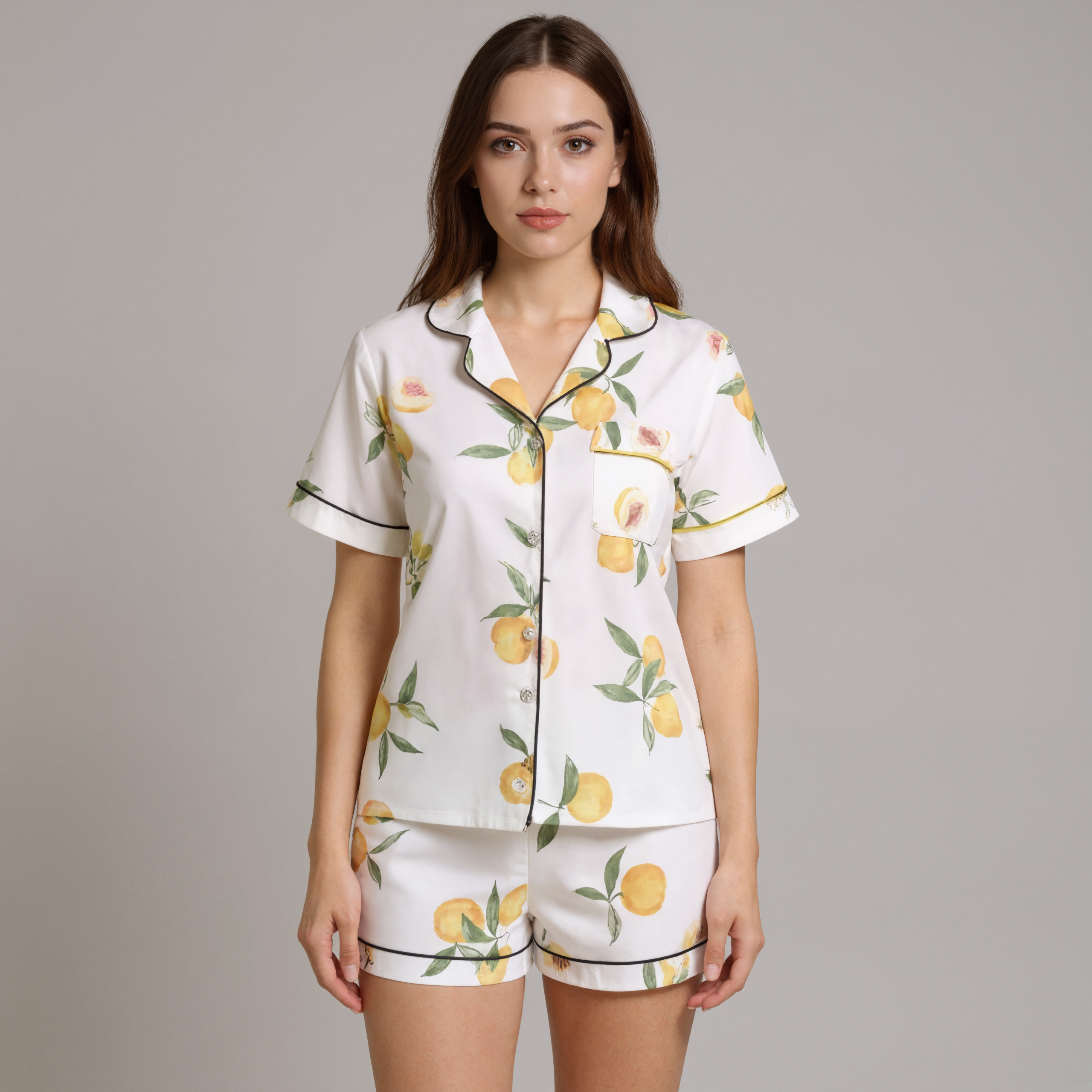 Casual Short Style Sleepwear SetCasual Short Style Sleepwear Set - View 5