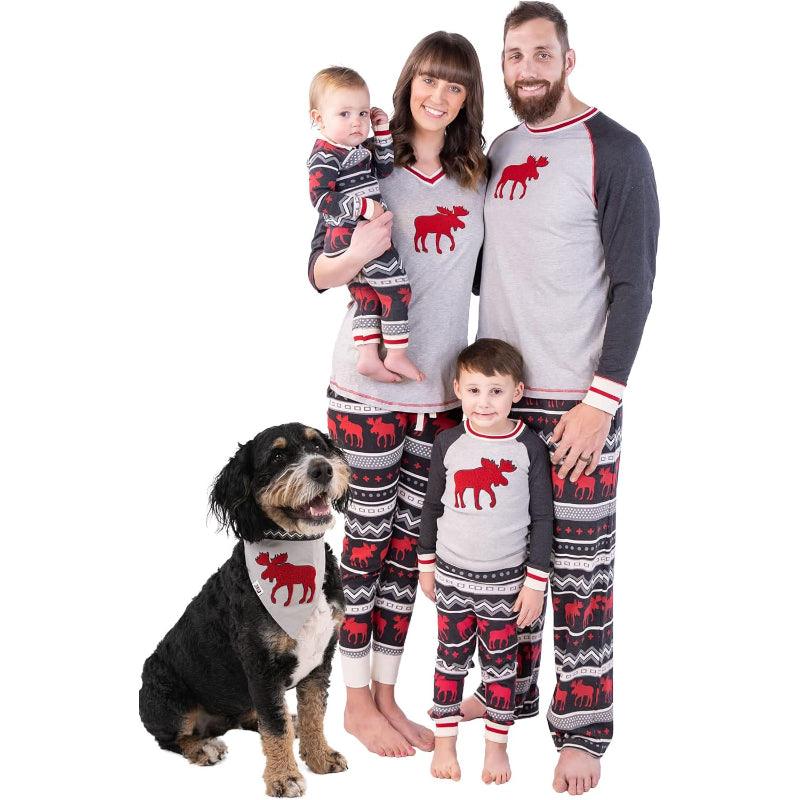 Christmas Themed Family Matching Pajama Set-Matching Pajama