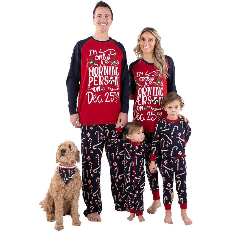 Christmas Themed Family Matching Pajama Set-Matching Pajama