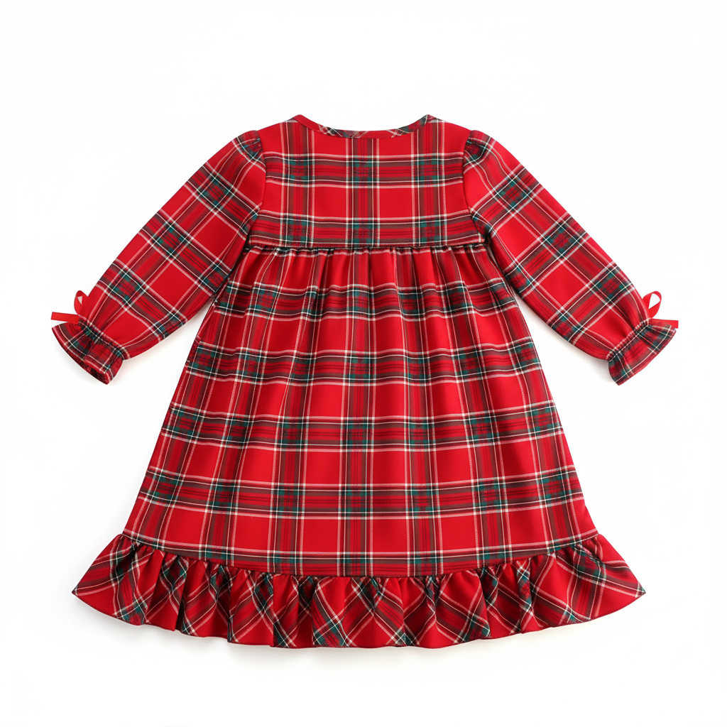 Family Matching Christmas Pajama Set And Dress For Holiday