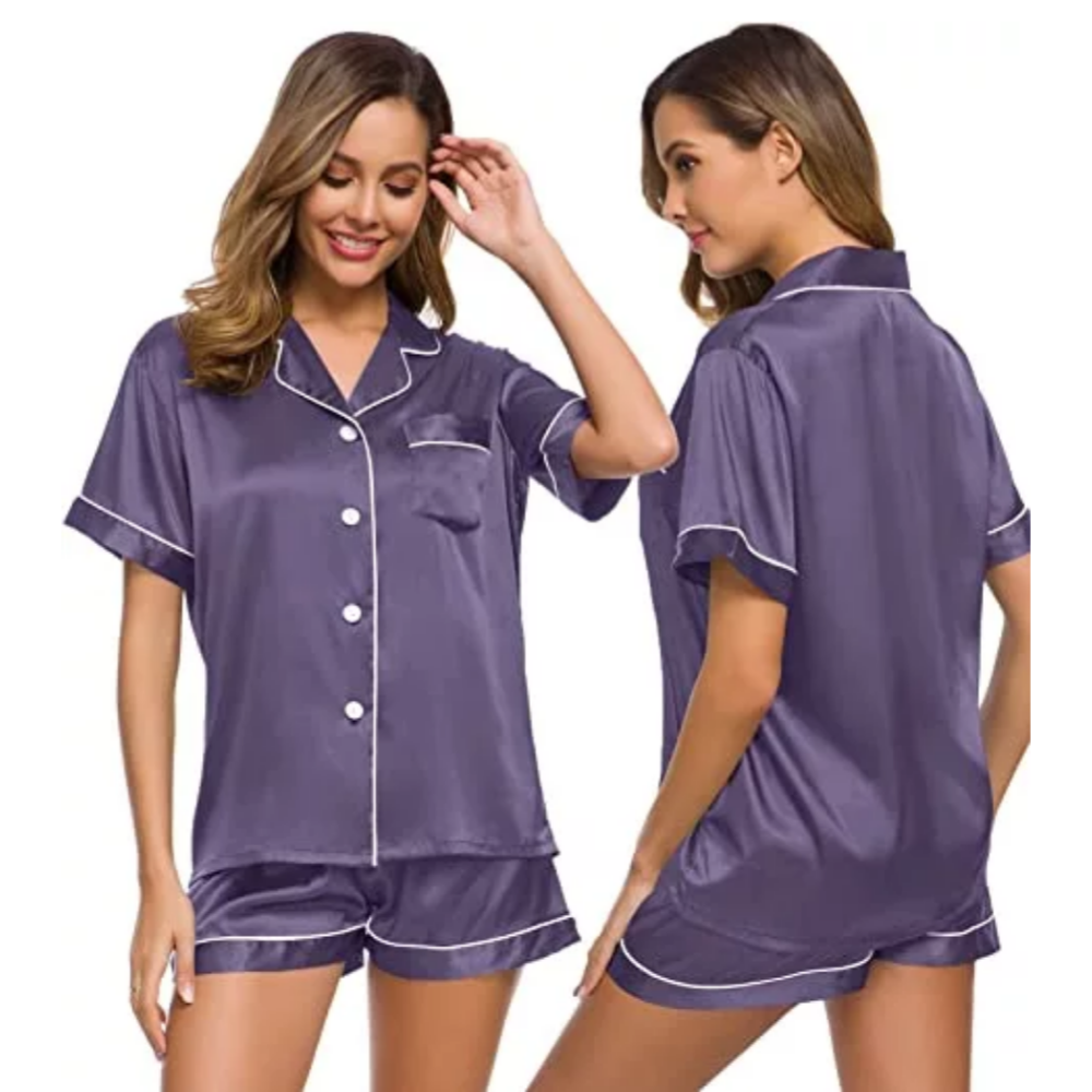 Silk Satin Pajamas Set For Women-Original Pajamas