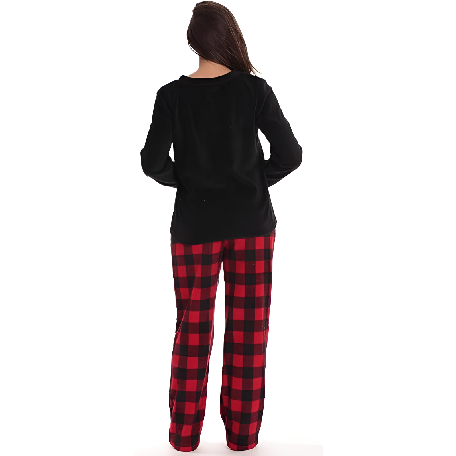 Long Sleeve Pajama Set With Pants And Matching Socks For Women