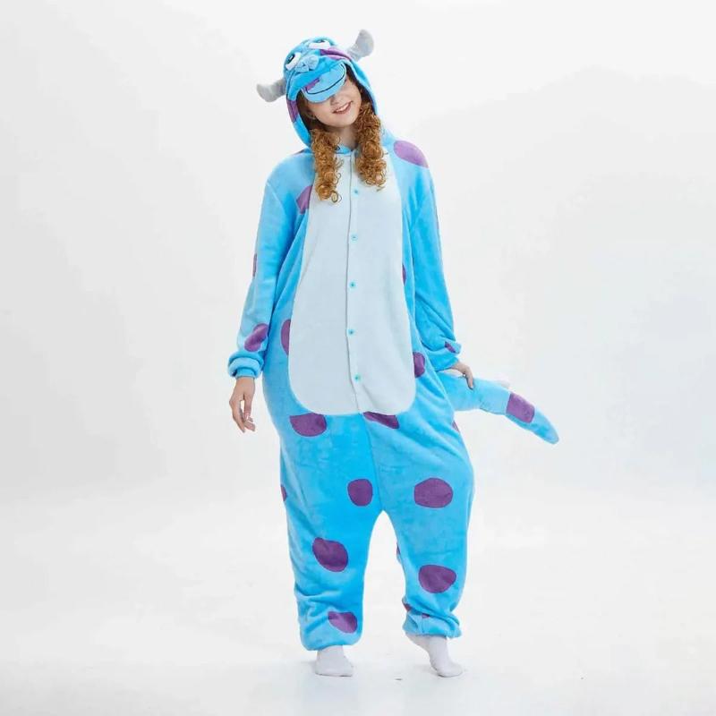 Monster Onesie With Matching Plush SlippersMonster Onesie With Matching Plush Slippers - Image 2