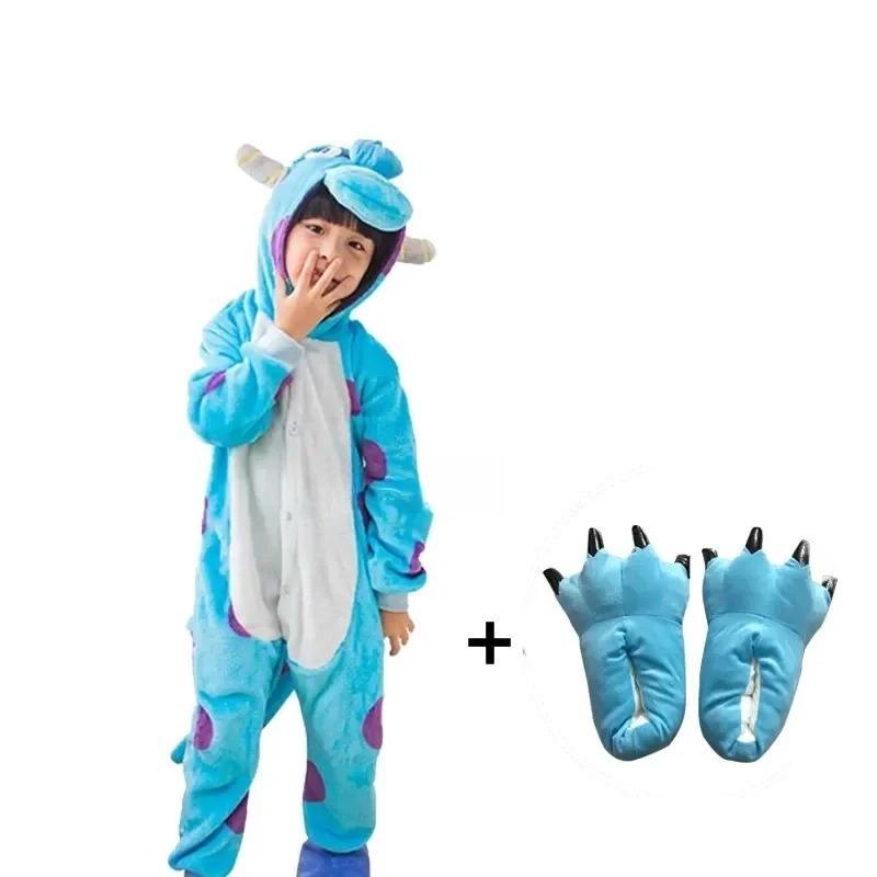 Monster Onesie With Matching Plush SlippersMonster Onesie With Matching Plush Slippers - Image 4