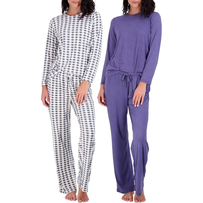 2 Pack Pajama And Long Sleeve Tshirt Set-Original Pajamas