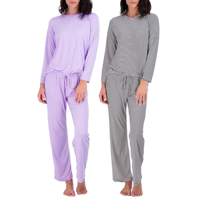 2 Pack Pajama And Long Sleeve Tshirt Set-Original Pajamas