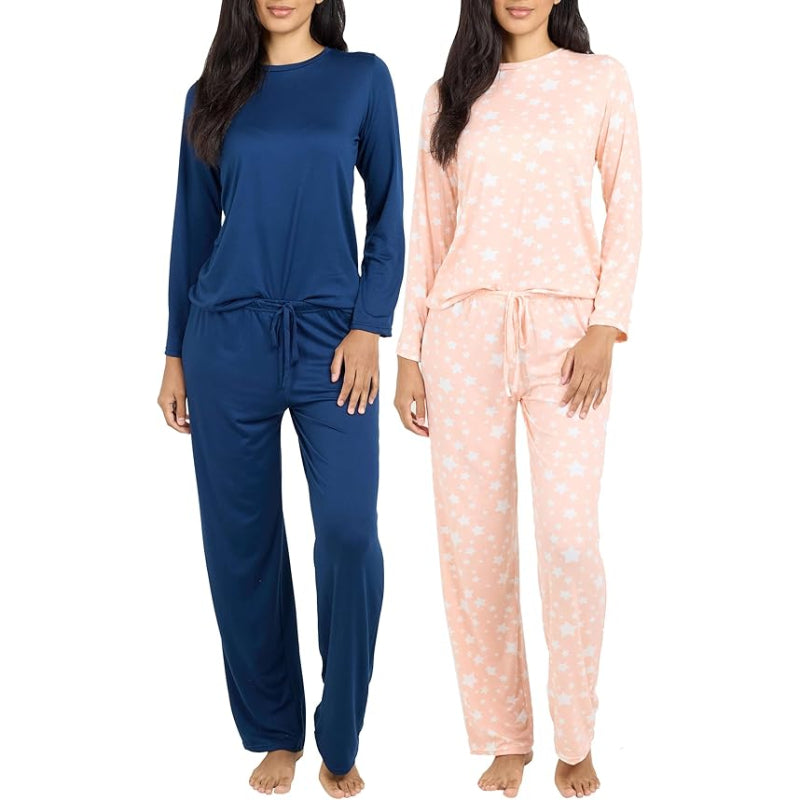 2 Pack Pajama And Long Sleeve Tshirt Set-Original Pajamas