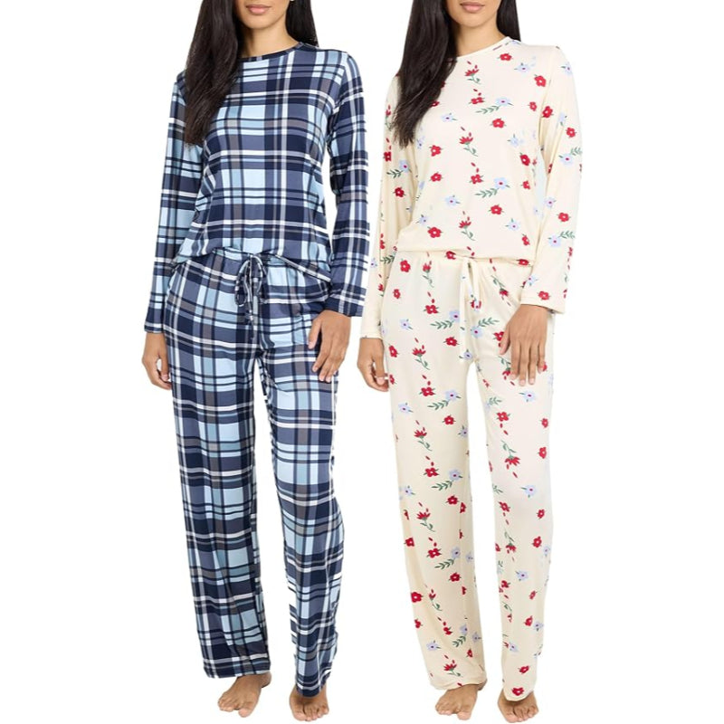 2 Pack Pajama And Long Sleeve Tshirt Set-Original Pajamas