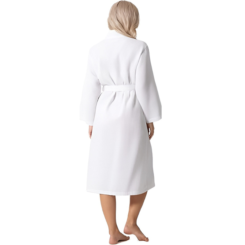 Waffle Knit Lightweight Kimono Spa Bath Robes For Women