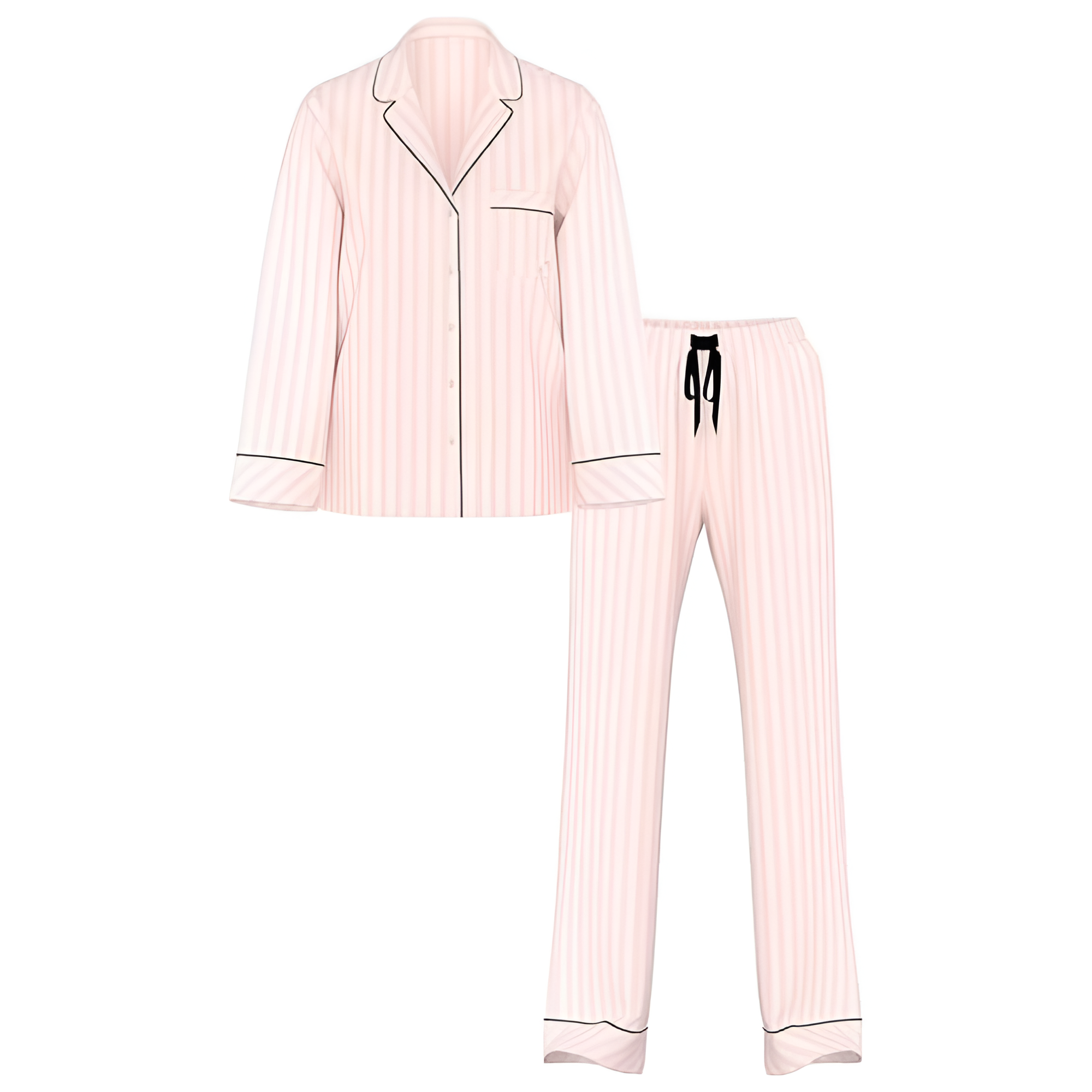 Long Sleeve Button Down Sleepwear Pajama Set