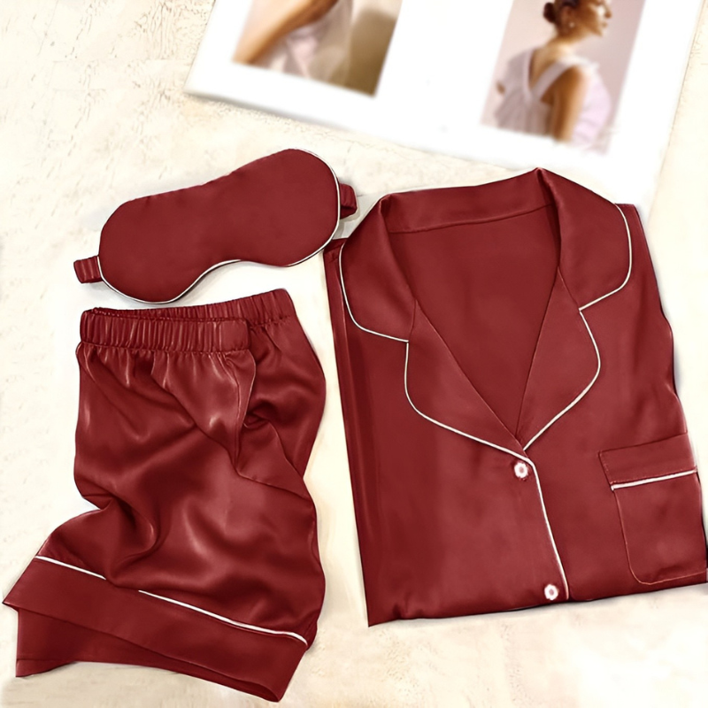 Silky Bridesmaids Pajamas Set For Women