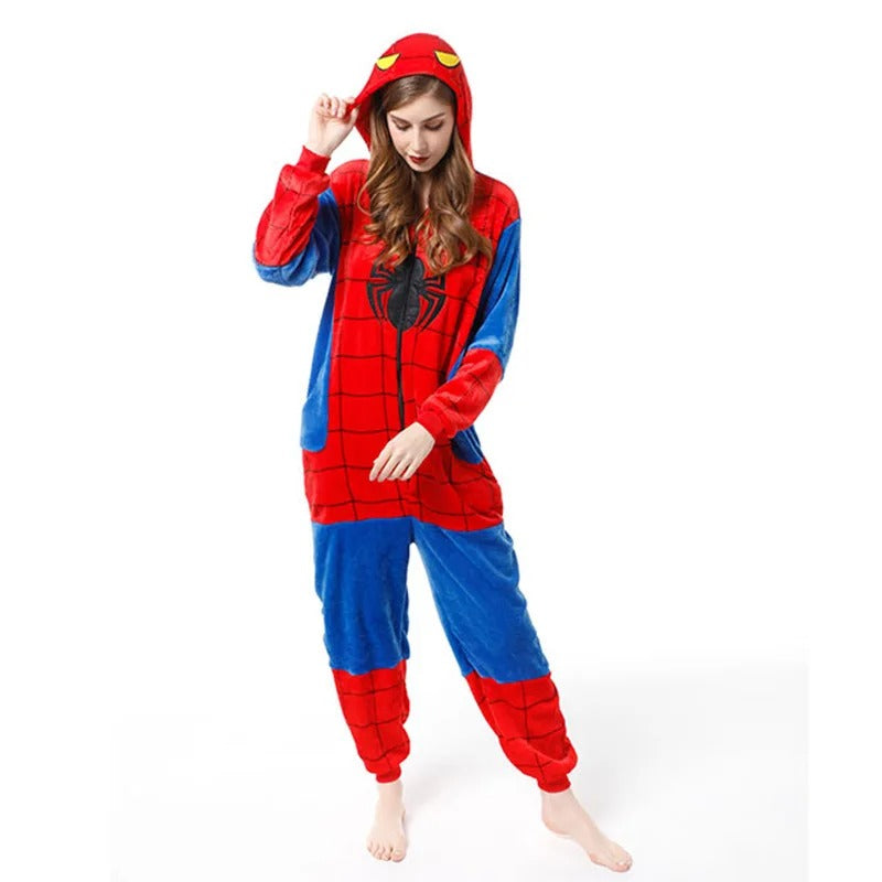 Warm Matching Cartoon Cosplay Family Onesies SetWarm Matching Cartoon Cosplay Family Onesies Set - Image 2