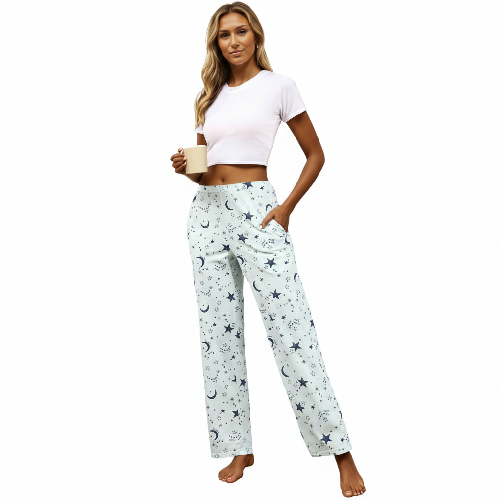 Pack Of Three Printed Pajama Pants