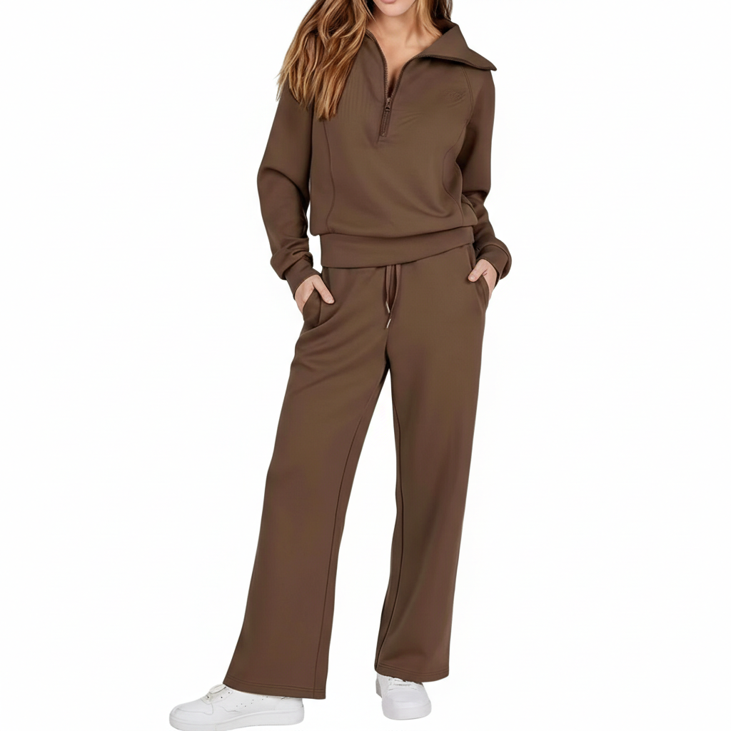 Two-Piece Women'S Cozy Sweatshirt Set
