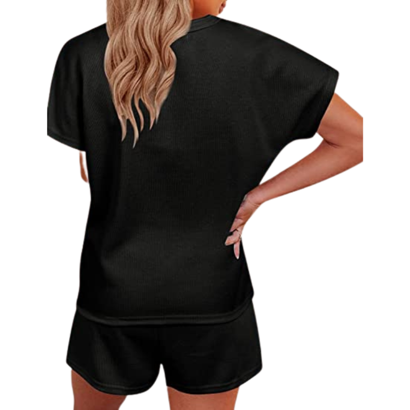 Women's Short Sleeve Pajama SetWomen's Short Sleeve Pajama Set - View 7