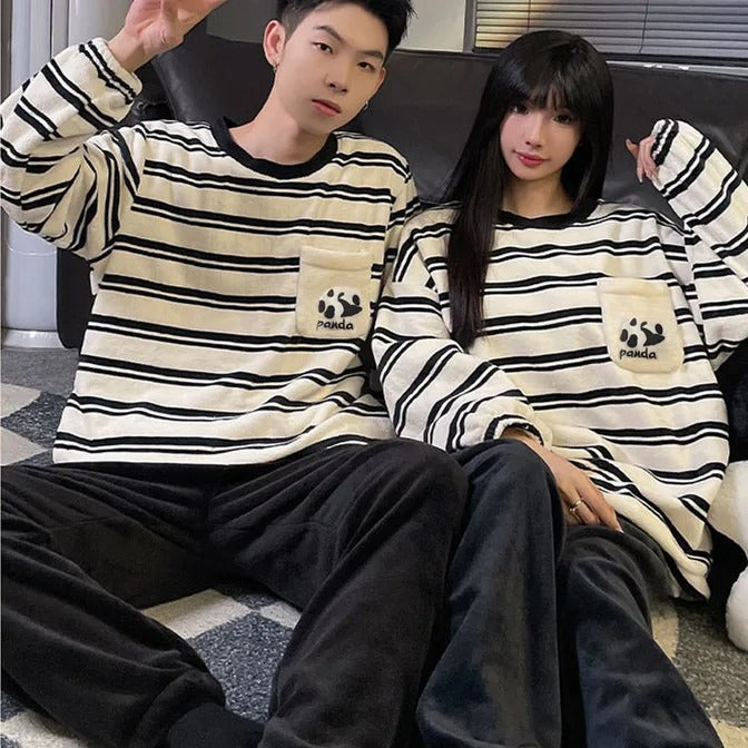 Couple Pajama Matching Winter Set