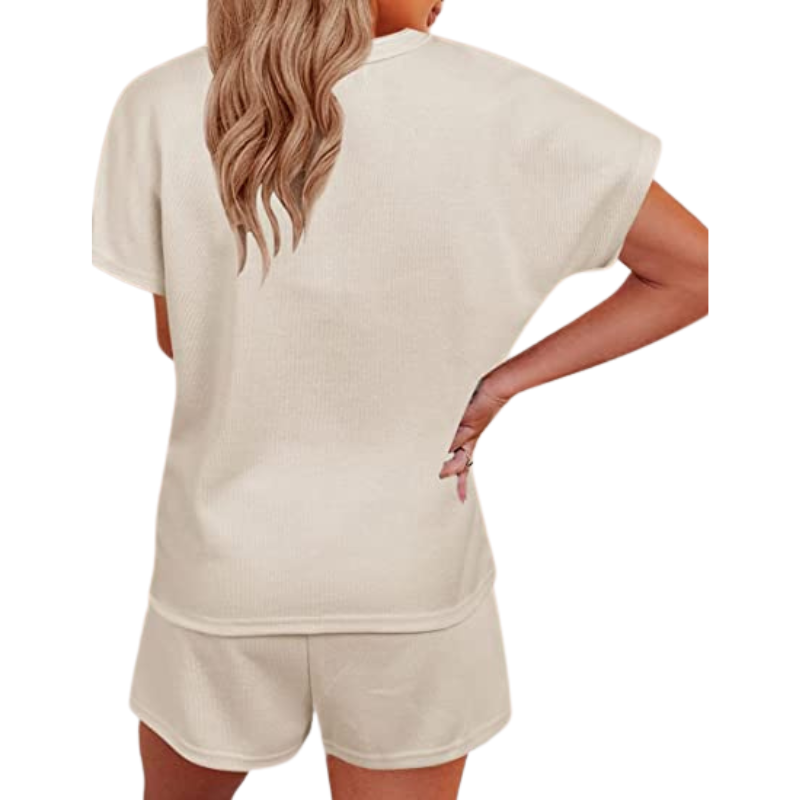 Women's Short Sleeve Pajama SetWomen's Short Sleeve Pajama Set - View 8