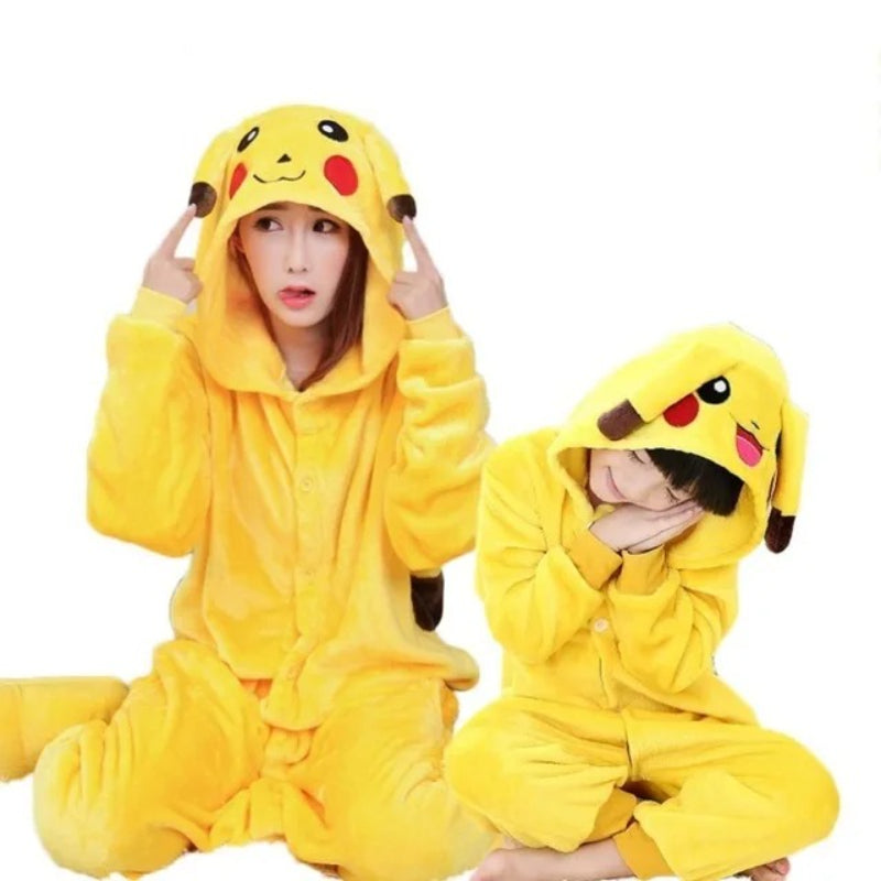 Cozy Animal Themed Christmas Onesies Set