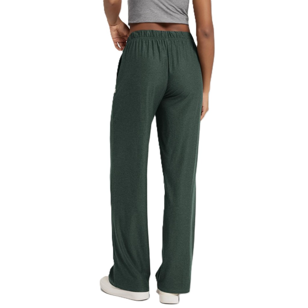 Straight Lounge Pajama Pants With Pockets