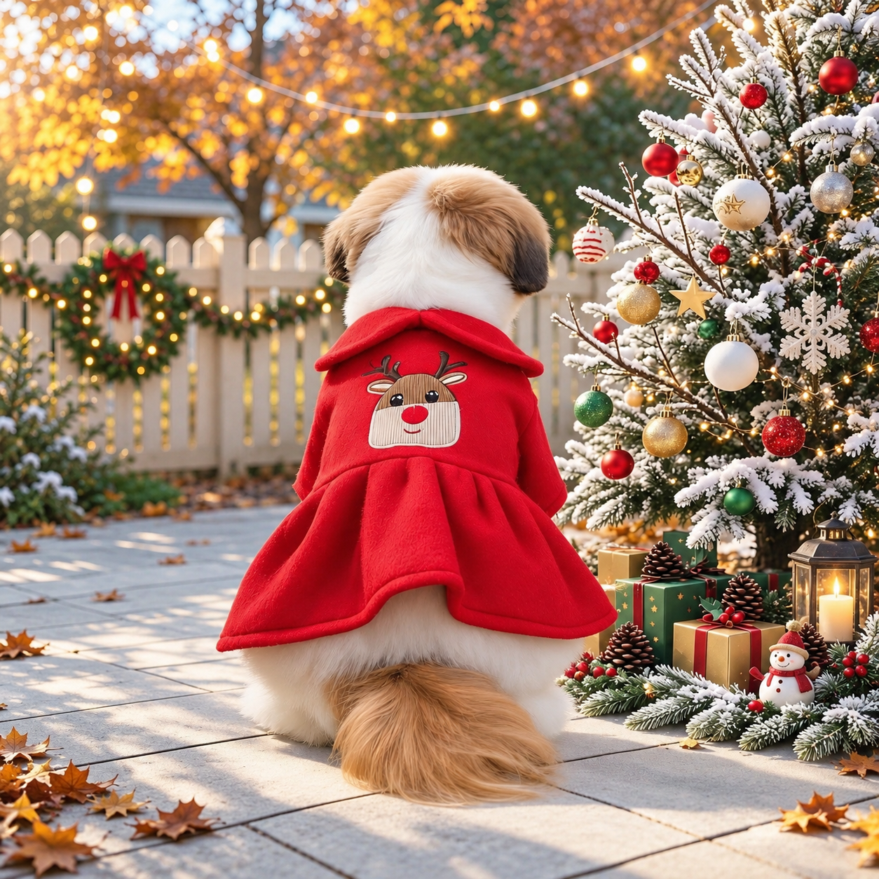 Christmas Pet Dress For Small Dogs And Cats