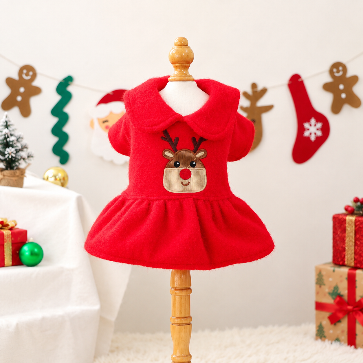 Christmas Pet Dress For Small Dogs And Cats