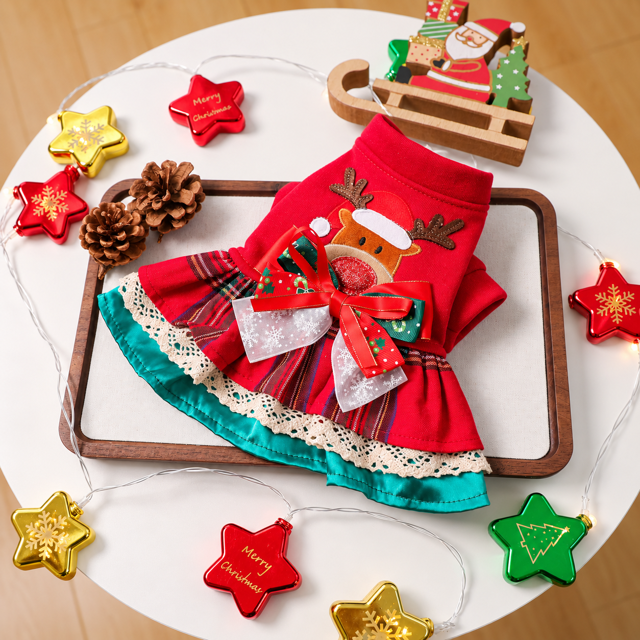 Christmas Pet Dress For Small Dogs And Cats