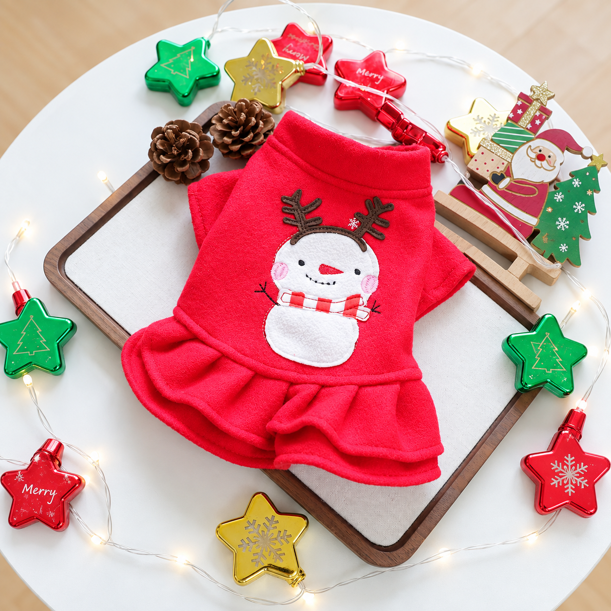 Christmas Pet Dress For Small Dogs And Cats