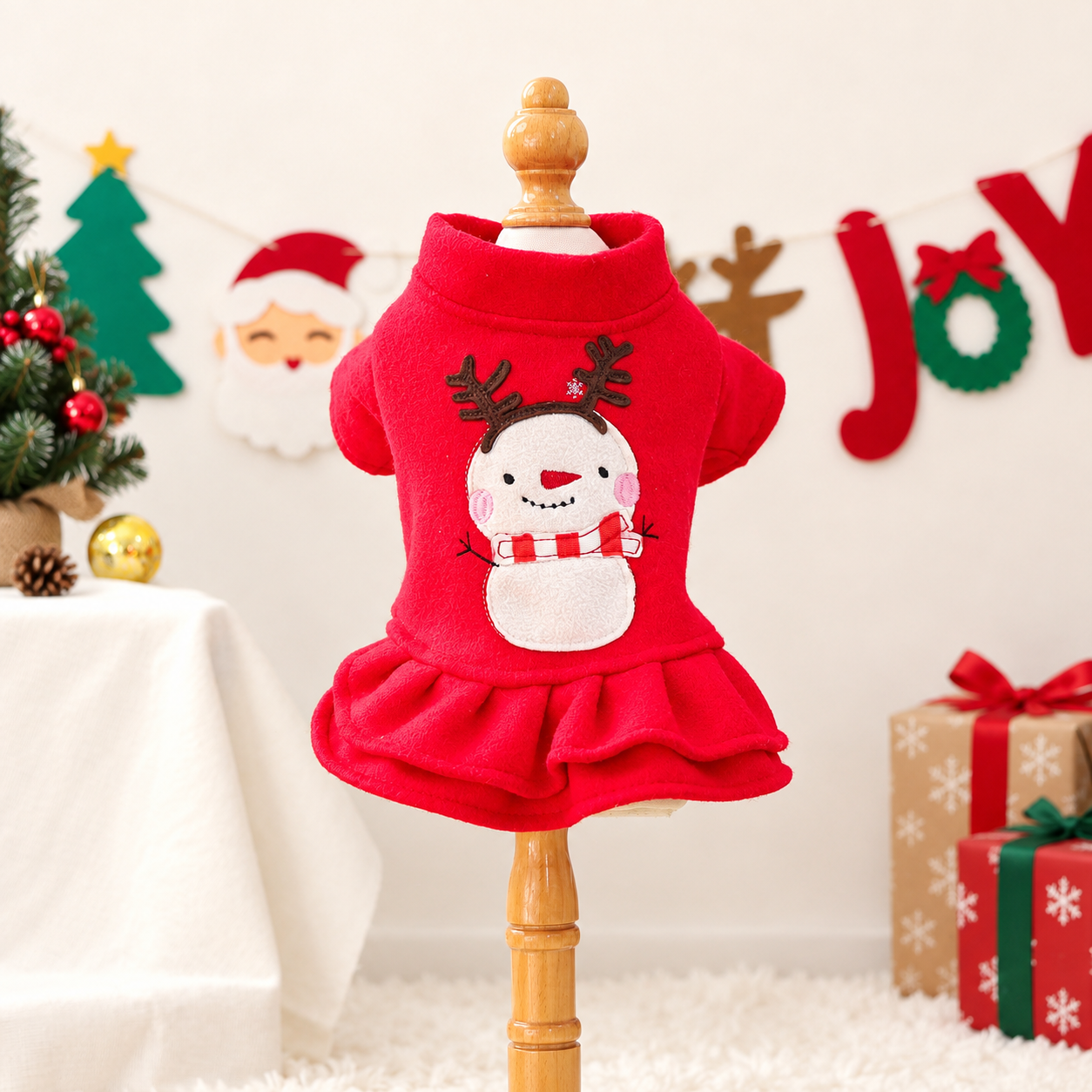 Christmas Pet Dress For Small Dogs And Cats