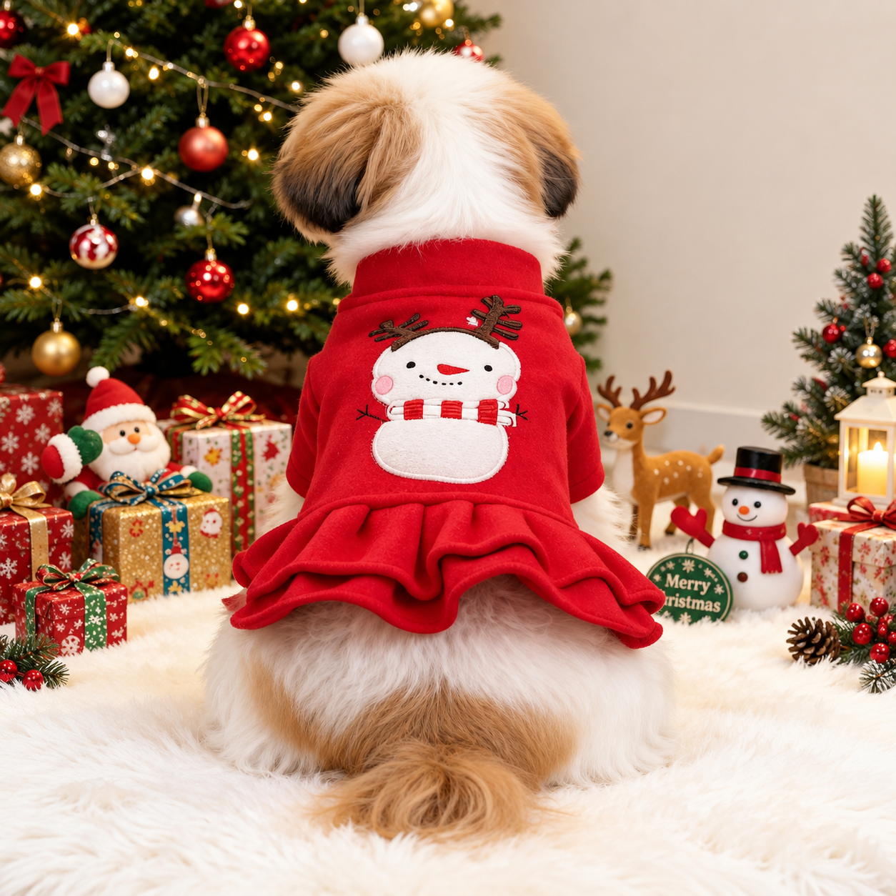 Christmas Pet Dress For Small Dogs And Cats