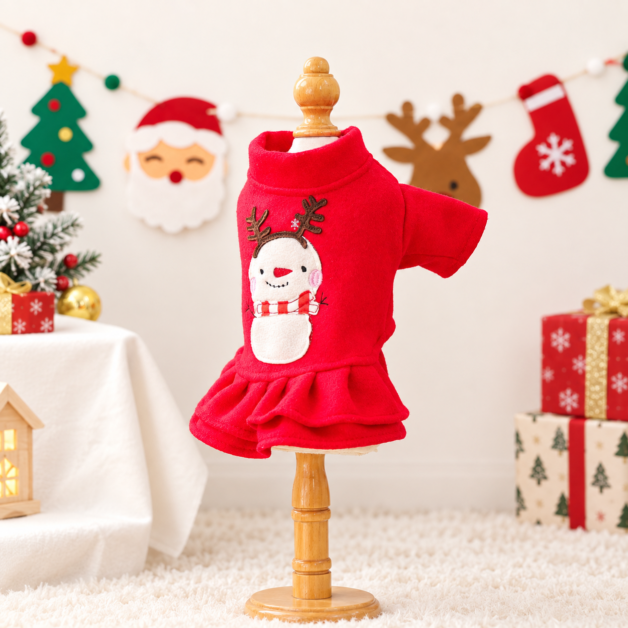 Christmas Pet Dress For Small Dogs And Cats