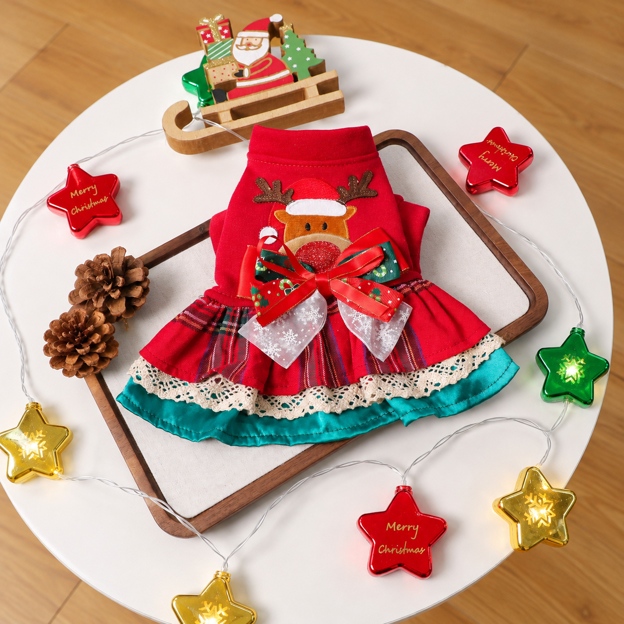 Christmas Pet Dress For Small Dogs And Cats