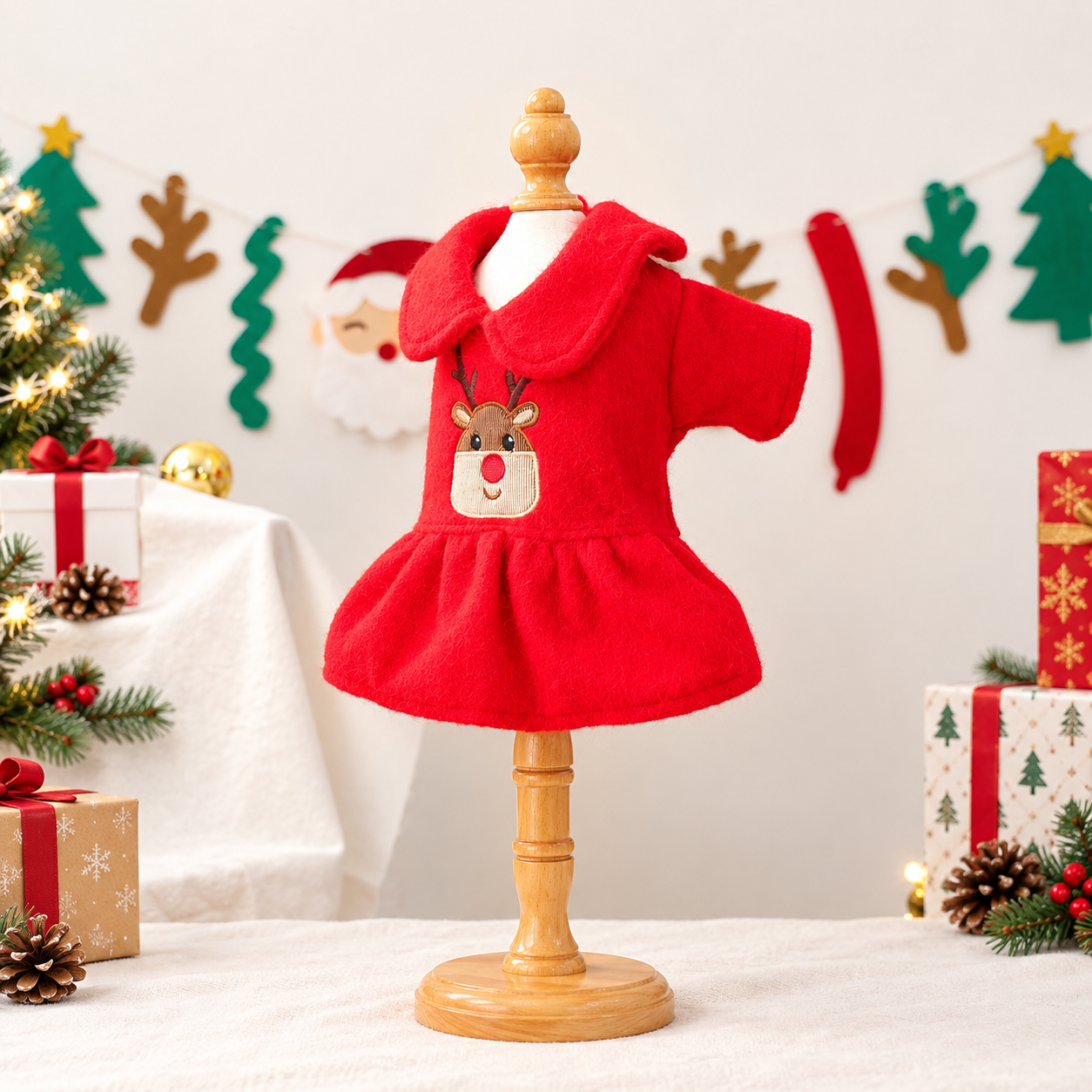 Christmas Pet Dress For Small Dogs And Cats