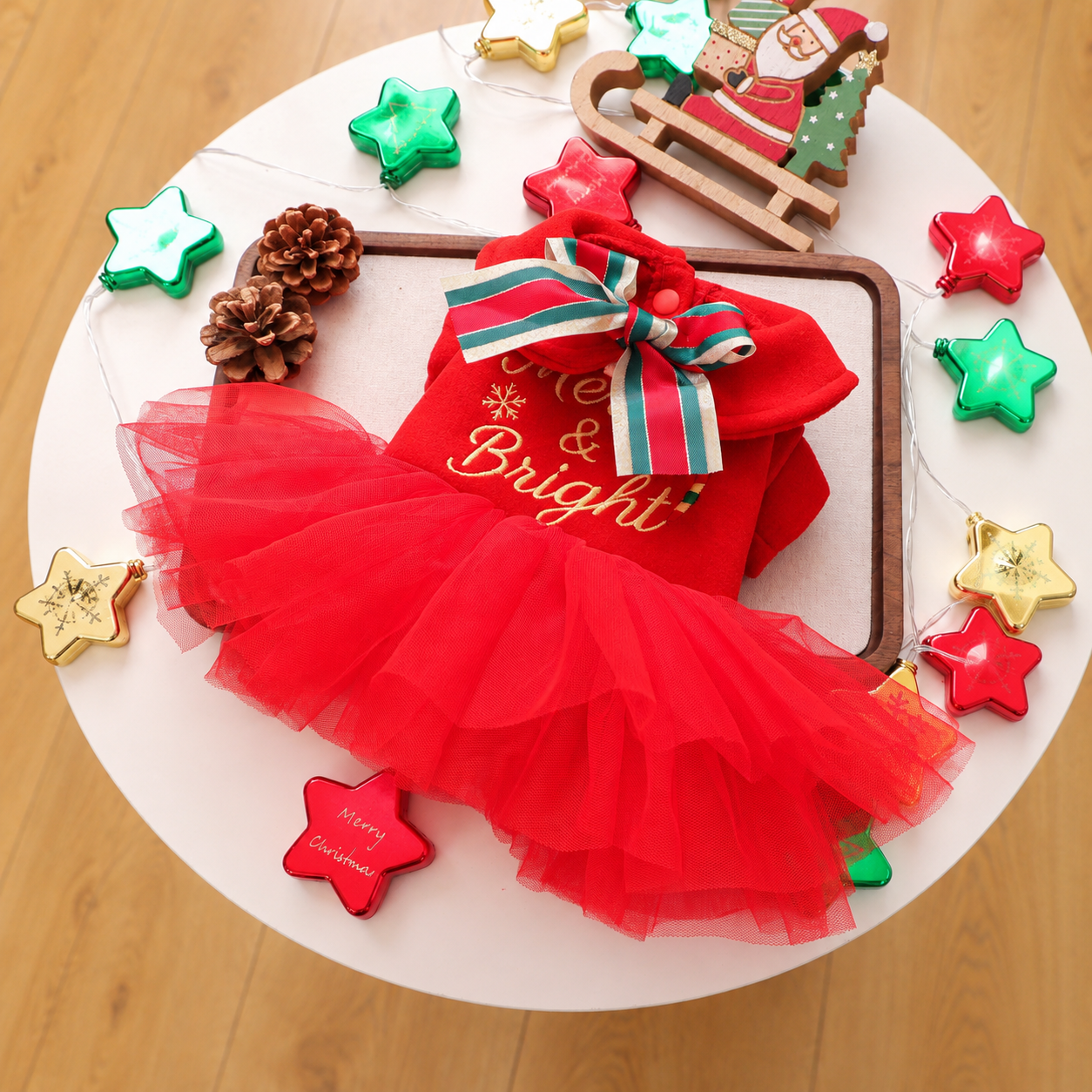 Christmas Pet Dress For Small Dogs And Cats