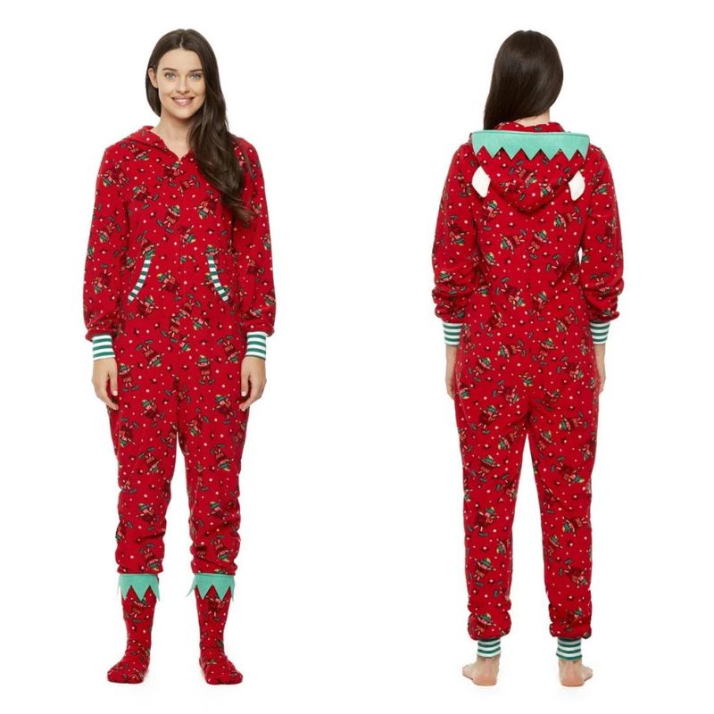 Xmas Themed Family Matching Pajamas Set-Matching Pajama