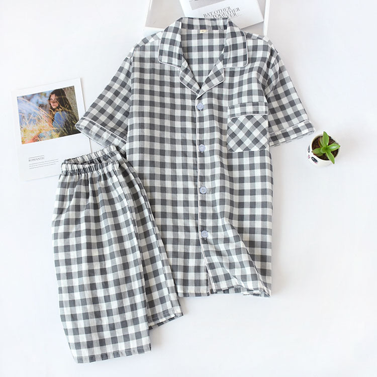 The Short Sleeved Thin Best Cotton Pajamas-Original Pajamas