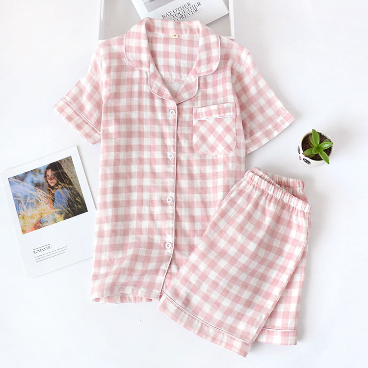 The Short Sleeved Thin Best Cotton Pajamas-Original Pajamas