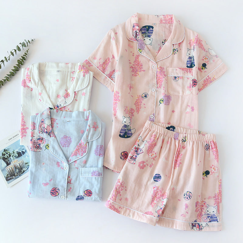 The Various Printed Shorts Pajama Set Original Pajamas-Original Pajamas