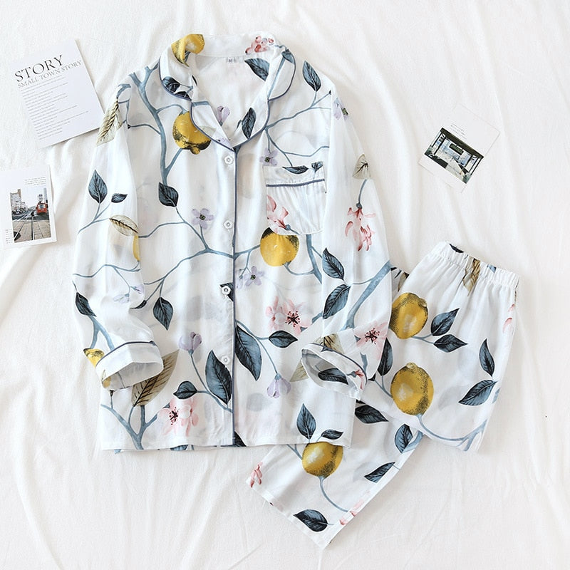 The Large Print Button Down Original Pajamas-Original Pajamas