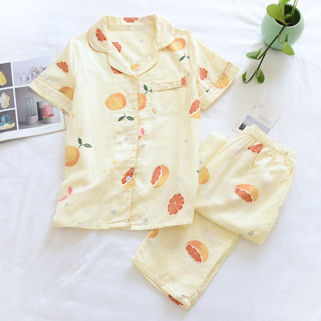 The Floral Fruit Original Pajamas-Original Pajamas