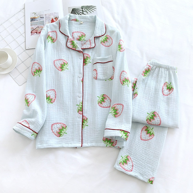 The Floral Fruity Light Original Pajamas-Original Pajamas