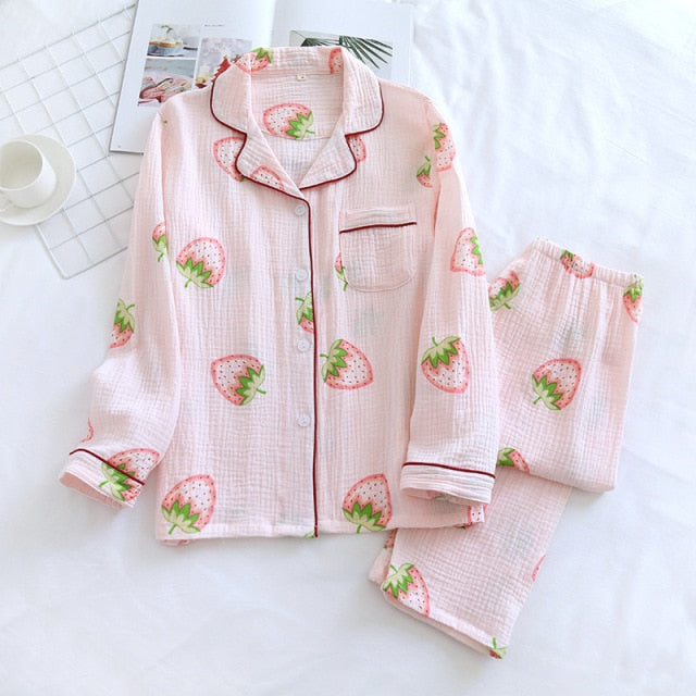The Floral Fruity Light Original Pajamas-Original Pajamas