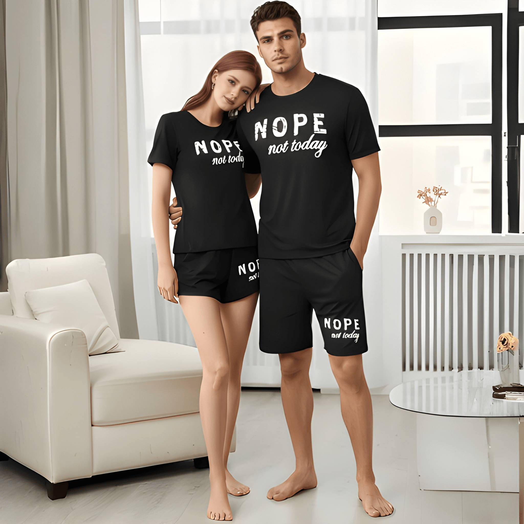 Valentine's Day Couple Pajama Set